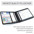 CANOPUS Car Registration and Insurance Holder, PU Leather Card Holder, Vehicle Glove Box Organizer for Auto, SUV, Truck and Motorcycle